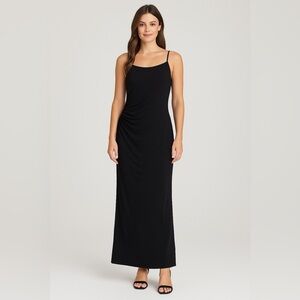NWOT Classic Black Maxi Dress RW3